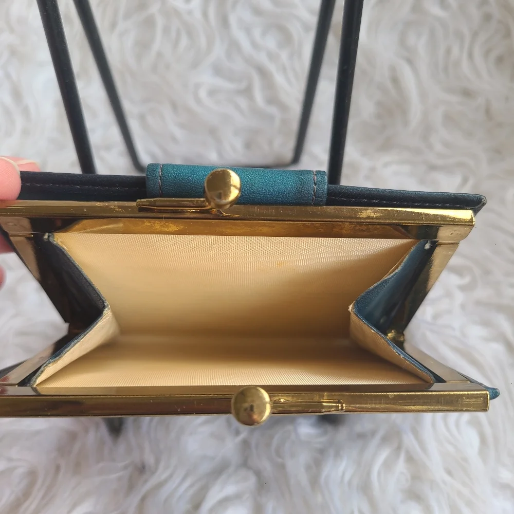 Christian Dior Authentic Blue Coin Wallet, great vintage condition - Picture 9 of 11